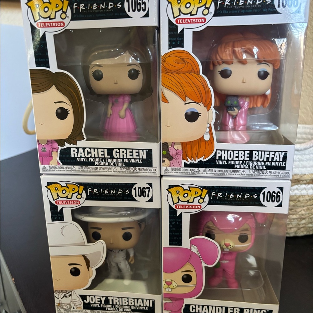 Pop Friends Rachel, Phoebe, Joey, Chandler